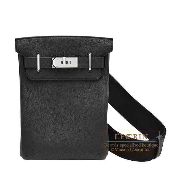 Hermes　Hac a Dos PM　Black　Togo leather　Silver hardware