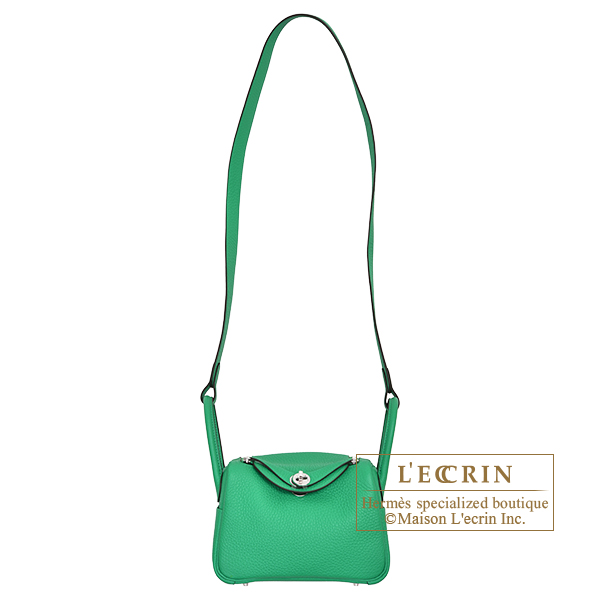 Mini Lindy 20 Swift Leather Menthe GHW