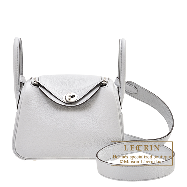 Hermes Mini Lindy Mauve Sylvestre Clemence Palladium Hardware – Madison  Avenue Couture