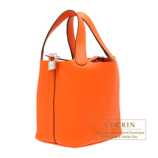 Hermès Borsa Picotin Lock 18 Rouge Sellier Silver Hardware – Coco Approved  Studio