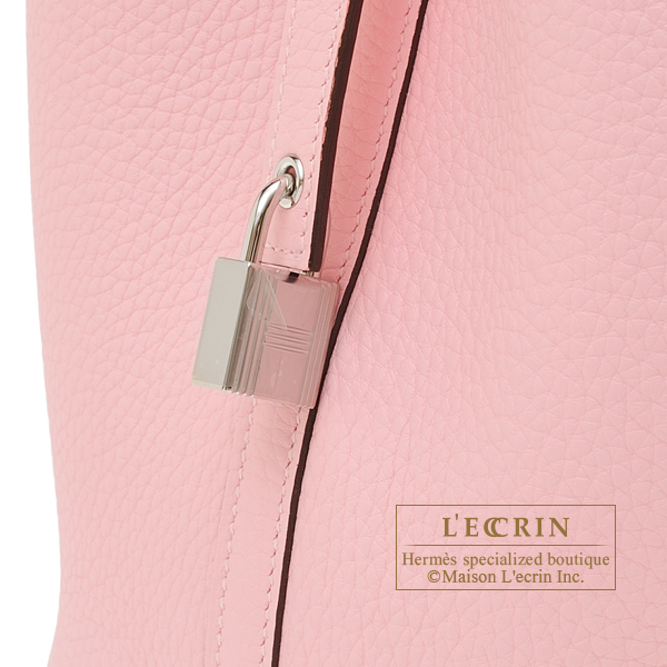Hermès Picotin Lock 18 Sakura Pink Clemence Silver Hardware – Coco Approved  Studio