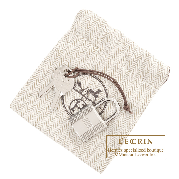 Hermes Etain Evelyne III GM Clemence Bag with Palladium Hardware