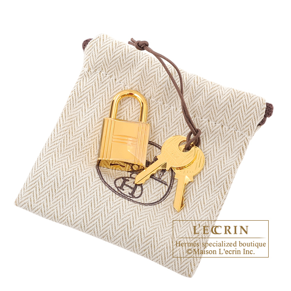 Hermes Picotin Lock bag PM Etoupe grey Clemence leather Gold hardware