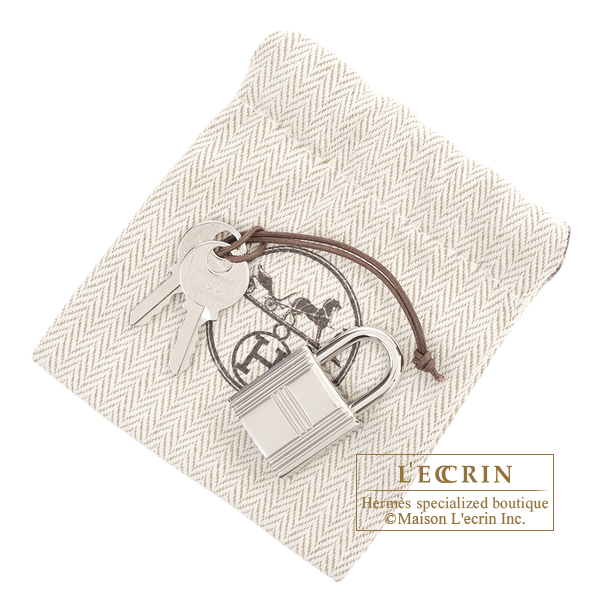 Hermes Picotin Lock bag MM Vert bosphore Clemence leather Silver hardware