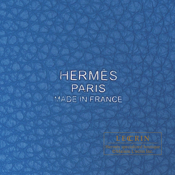 HERMES PICOTIN LOCK Eclat MM Clemence leather/Swift leather Blue frida –  BRANDSHOP-RESHINE