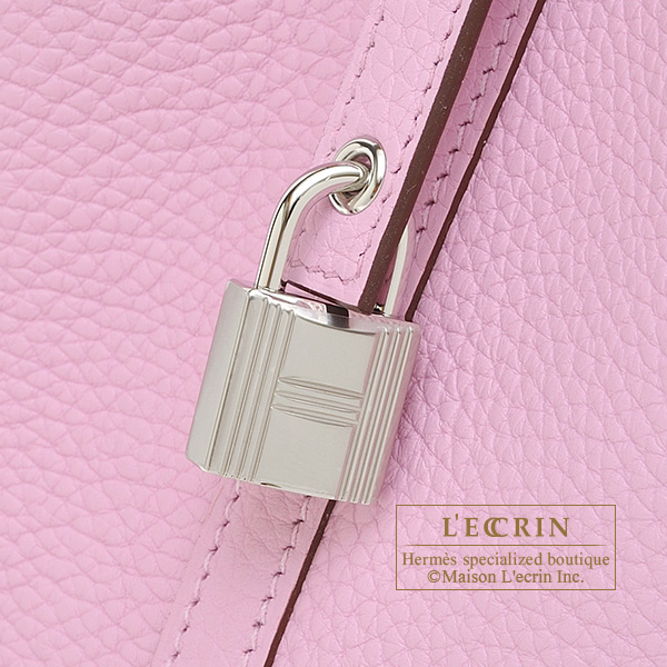 Hermes　Picotin Lock bag PM　Mauve sylvestre　Clemence leather　Silver hardware