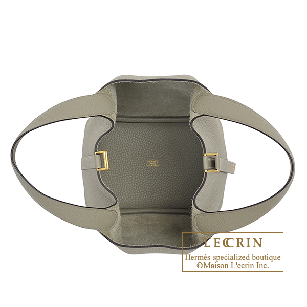 Hermes Sauge Taurillon Clemence Leather Picotin Lock 22 Bag Hermes