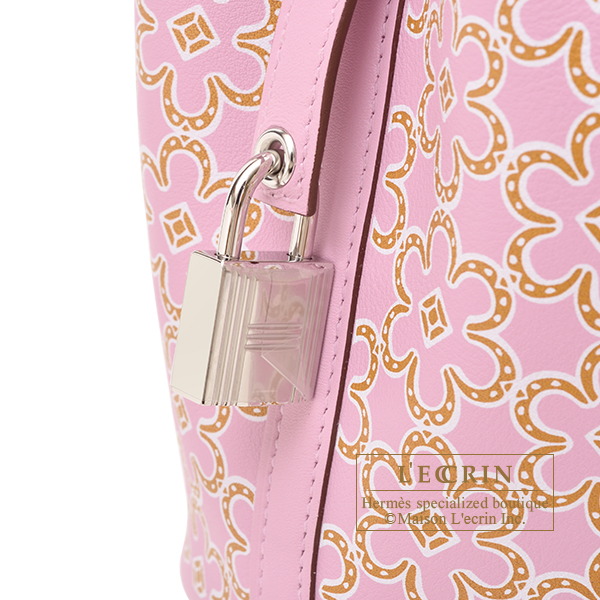 Hermes Picotin Lock Micro bag Lucky Daisy Mauve sylvestre/Cuivre