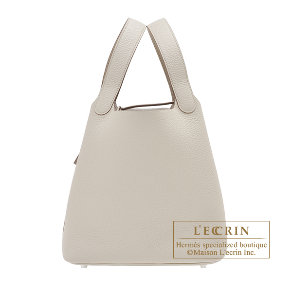 Hermes　Picotin Lock bag 22/MM　Beton　Clemence leather　Silver hardware