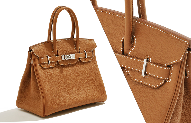 “White stitching” that distinguished the Hermès Gold 