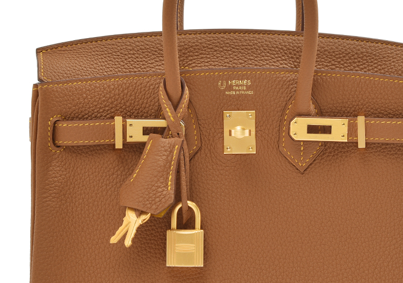 Hermes　Personal Birkin bag 25　Gold/Jaune ambre　Togo leather　Matt gold hardware