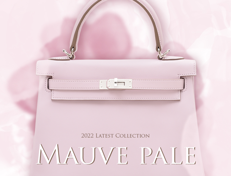 The latest color from the Hermes Fall/Winter 2022 collection! Light grayish  pink Mauve pale has arrived.