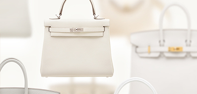 Hermès “White” adds a gentle elegance to your styling.